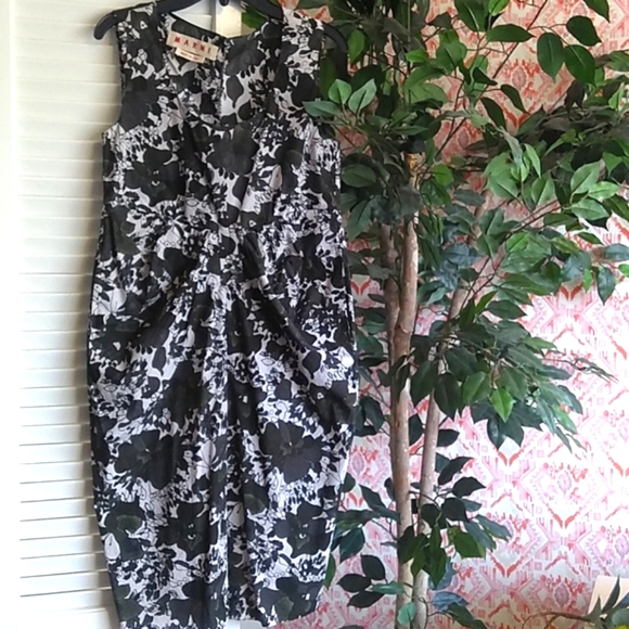 Marni floral cotton dress - Picture 2 of 6